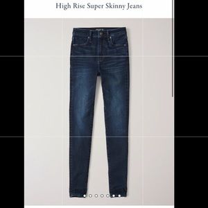 A&F | High Rise Super Skinny Jeans 29 S